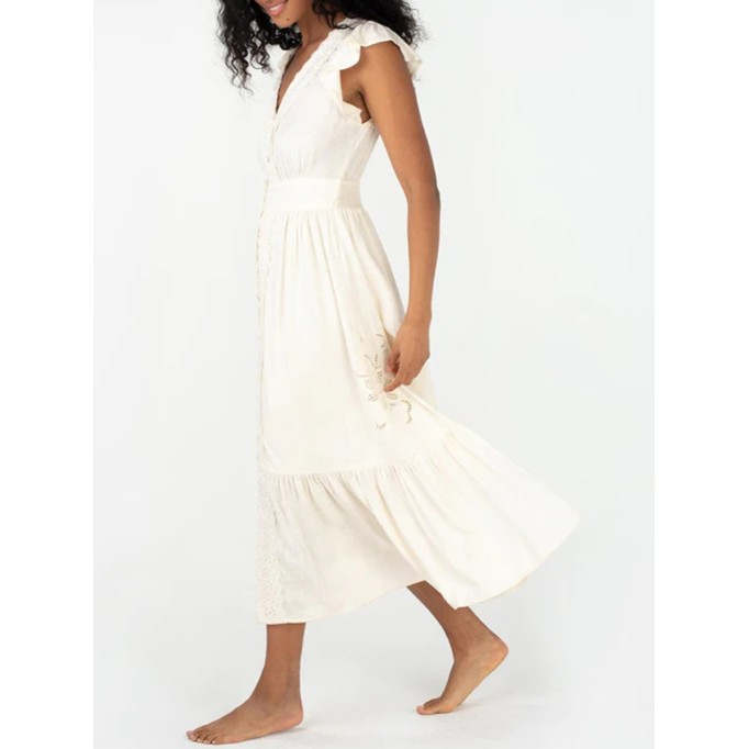 2023 Women's Vacation White Dress