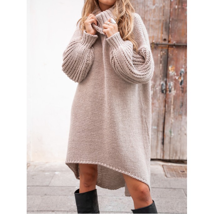 Casual Wide puff sleeves sweater