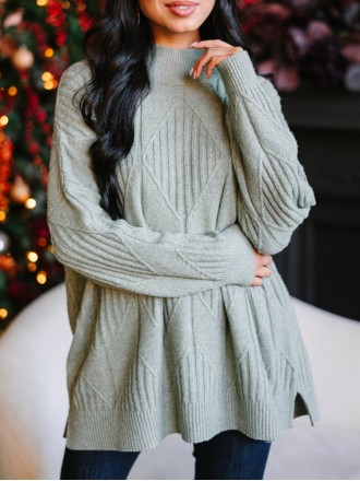 Light Olive Green Sweater