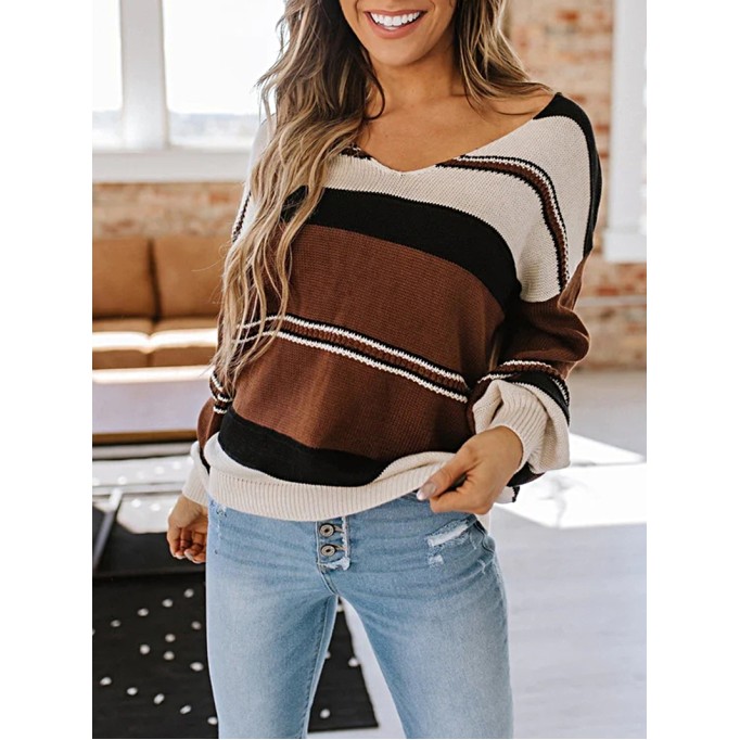 Women's Casual Knitted Sweater Top Coat