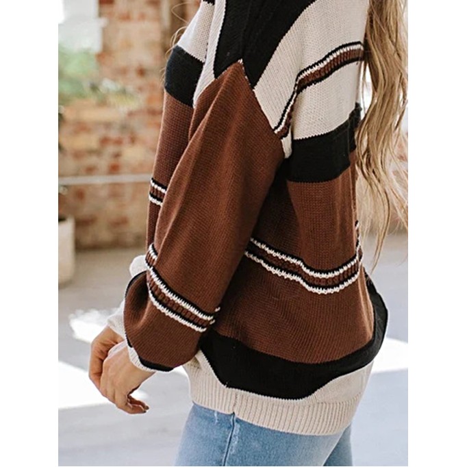 Women's Casual Knitted Sweater Top Coat