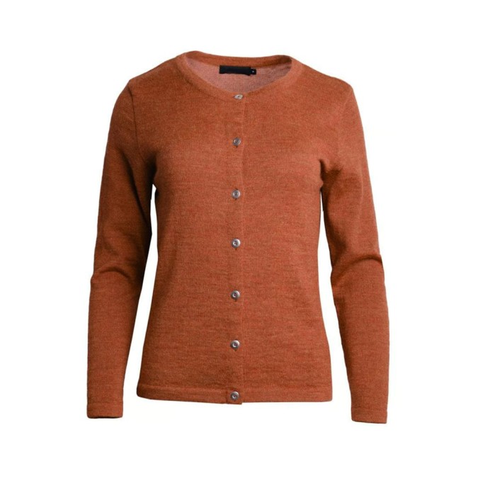 Women's mocha brown knitted sweater