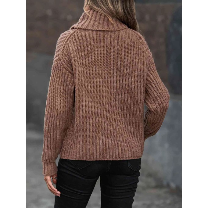 Women's turtleneck autumn and winter long sleeve sweater